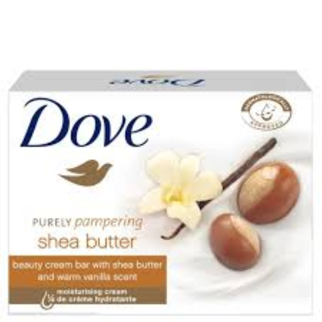 DOVE BS BAR SHEA BUTTER WRA 4X90G VALUE PACK